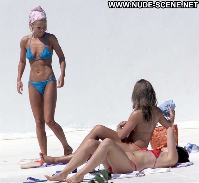 Geri Halliwell Babe Celebrity Hot Blonde Cute Bikini Nude Scene