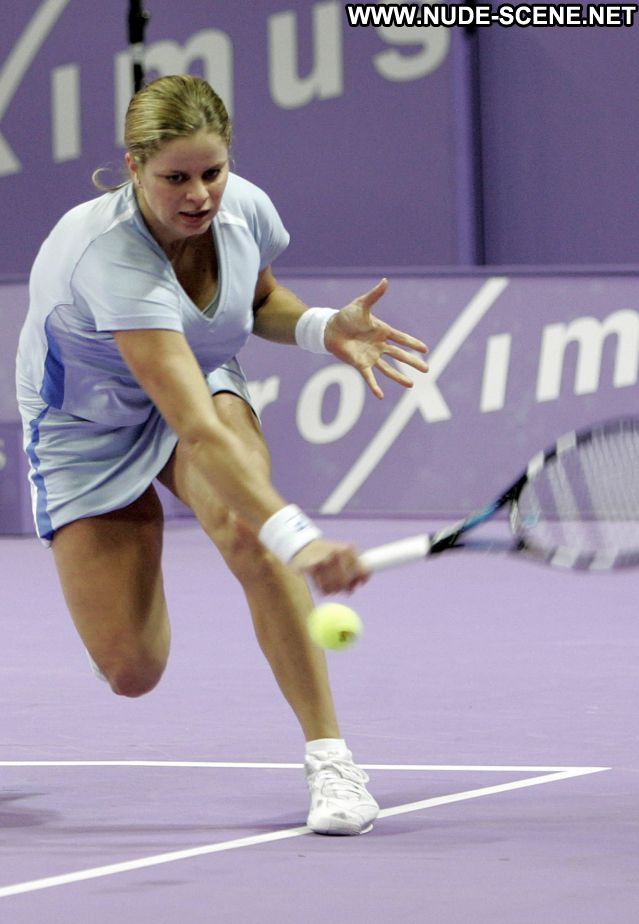 Kim Clijsters Tennis Uniform Panties Showing Tits Beautiful