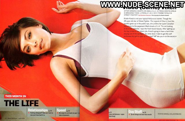 Kristin Kreuk Nude Sexy Scene Showing Tits Posing Hot Female