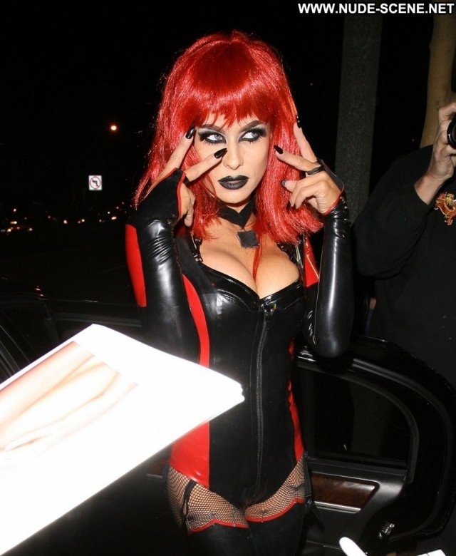 Carmen Electra Halloween Party West Hollywood High Resolution Party
