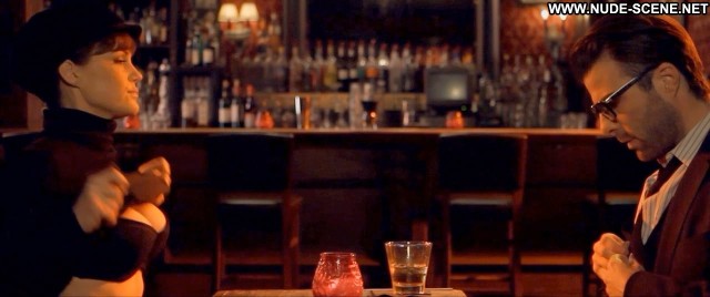 Carla Gugino Girl Walks Into A Bar Shirt Table Bra Restaurant Doll