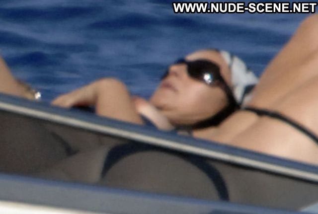 Monica Bellucci Yacht Showing Ass Bikini Showing Tits Horny
