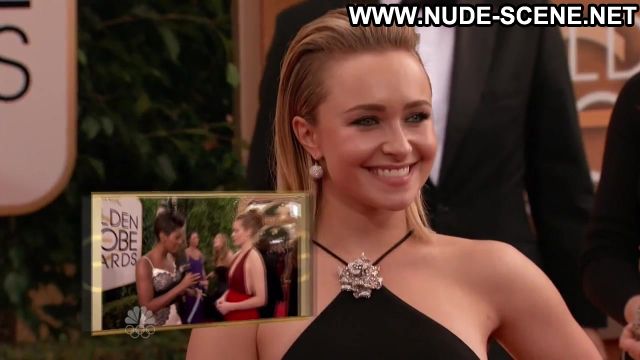 Hayden Panettiere Golden Globe Awards 2014 Sexy Dress Blonde