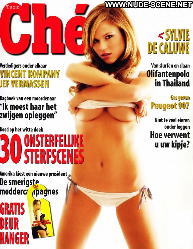 Sylvie De Caluwe No Source Showing Tits Blonde Celebrity Lingerie