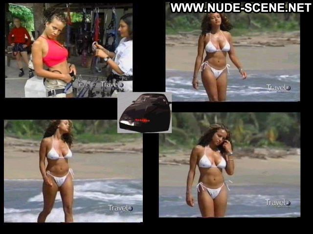 Leila Arcieri No Source Cute Ebony Posing Hot Nude Bikini Celebrity
