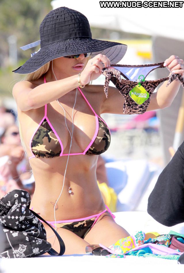 Shauna Sand Playmate Showing Ass Bikini Big Tits Blonde Babe