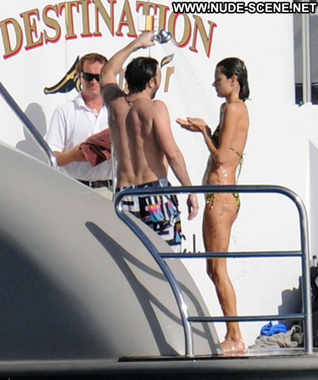 Alessandra Ambrosio No Source  Celebrity Bikini Yacht Nude Scene