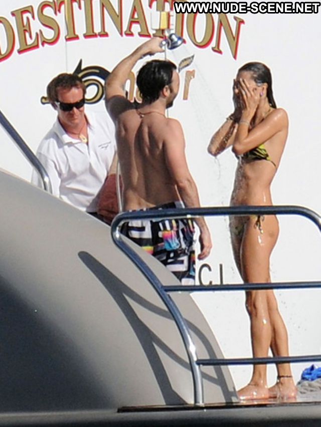 Alessandra Ambrosio No Source Celebrity Yacht Nude Scene Bikini