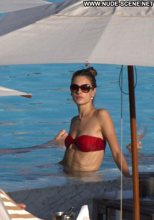 Alessandra Ambrosio No Source  Bikini Pool Celebrity Celebrity Posing