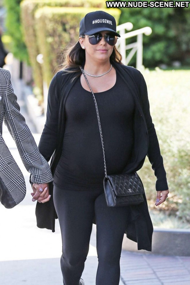 Eva Longoria Beverly Hills Babe Paparazzi Posing Hot Celebrity Black