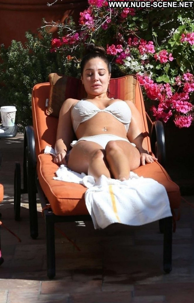 Tulisa Contostavlos Los Angeles Angel Posing Hot Paparazzi Pool