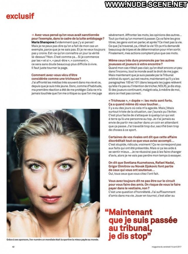Maria Sharapova No Source Beautiful Magazine Paparazzi Paris Posing