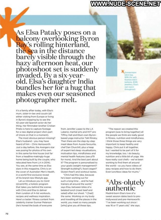 Elsa Pataky No Source Australia Babe Paparazzi Magazine Posing Hot