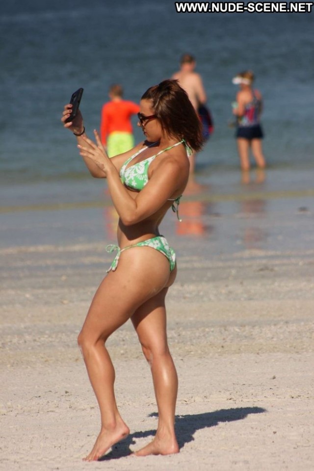 Maria Jades The Beach Beautiful Posing Hot Babe Celebrity Beach