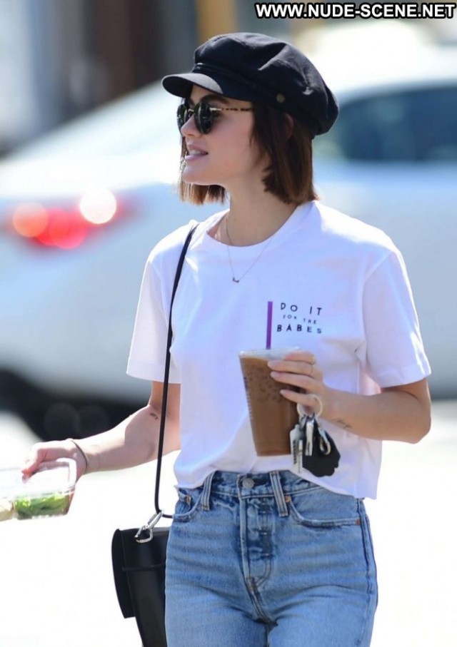 Lucy Hale Los Angeles Posing Hot Angel Babe Jeans Los Angeles