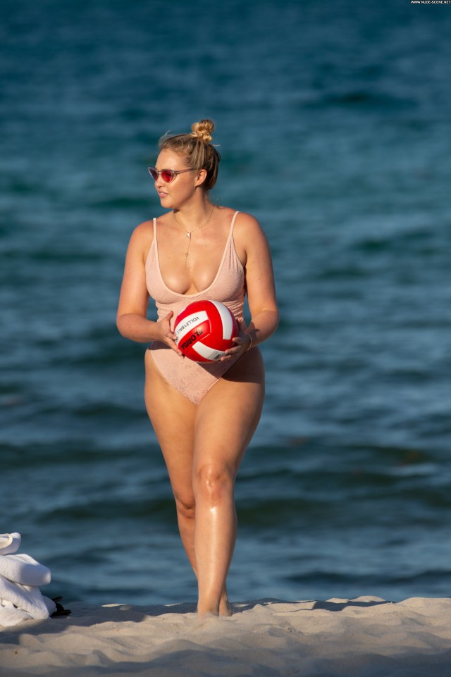 Iskra Lawrence Miami Beach Beach Summer Sex Swimsuit Celebrity Babe