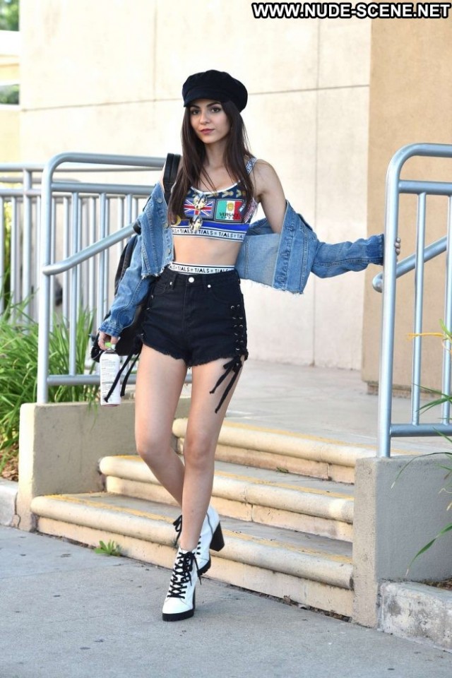 Victoria Justice Los Angeles Angel Shorts Celebrity Babe Beautiful