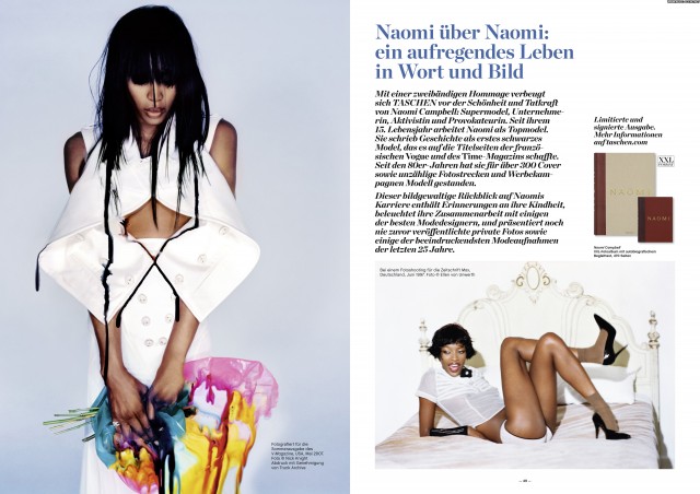 Naomi Campbell Magazine Magazine Babe Beautiful Winter Posing Hot