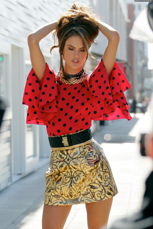 Alessandra Ambrosio Beverly Hills Photo Shoot Celebrity Beautiful