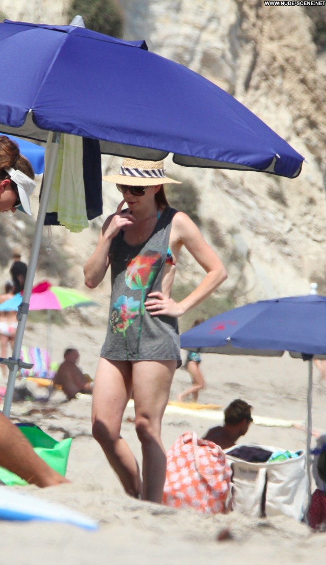 Alyson Hannigan Malibu Beach Malibu Posing Hot Bikini Babe Beautiful