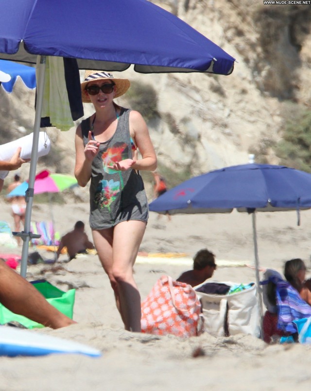 Alyson Hannigan Malibu Beach Bikini Babe High Resolution Beautiful