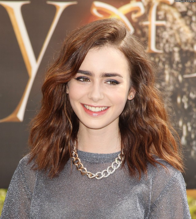 Lily Collins No Source Babe Beautiful Posing Hot Celebrity High