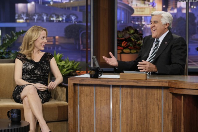 Gillian Anderson Tonight Show Babe Beautiful Celebrity High