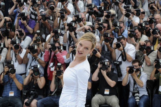 Uma Thurman Cannes Film Festival Celebrity High Resolution Posing Hot