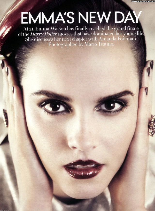 Emma Watson Magazine Celebrity Magazine Beautiful Babe Scans Posing