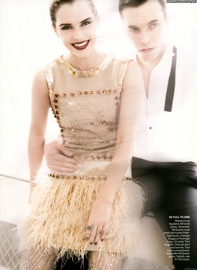 Emma Watson Magazine Scans Babe Celebrity Beautiful Magazine Posing