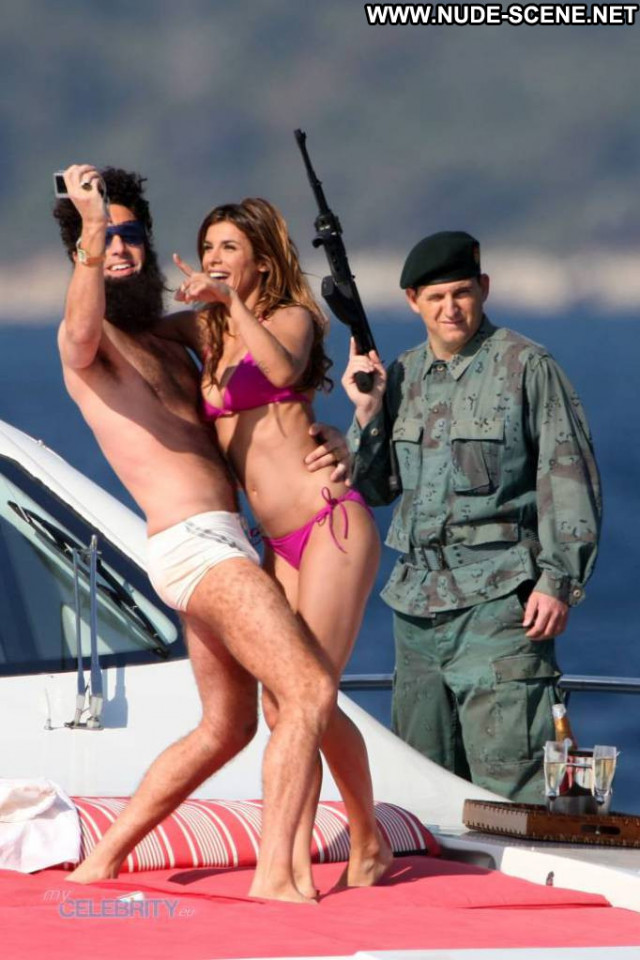 Elisabetta Canalis The Dictator Swimsuit Celebrity Babe Boat Posing